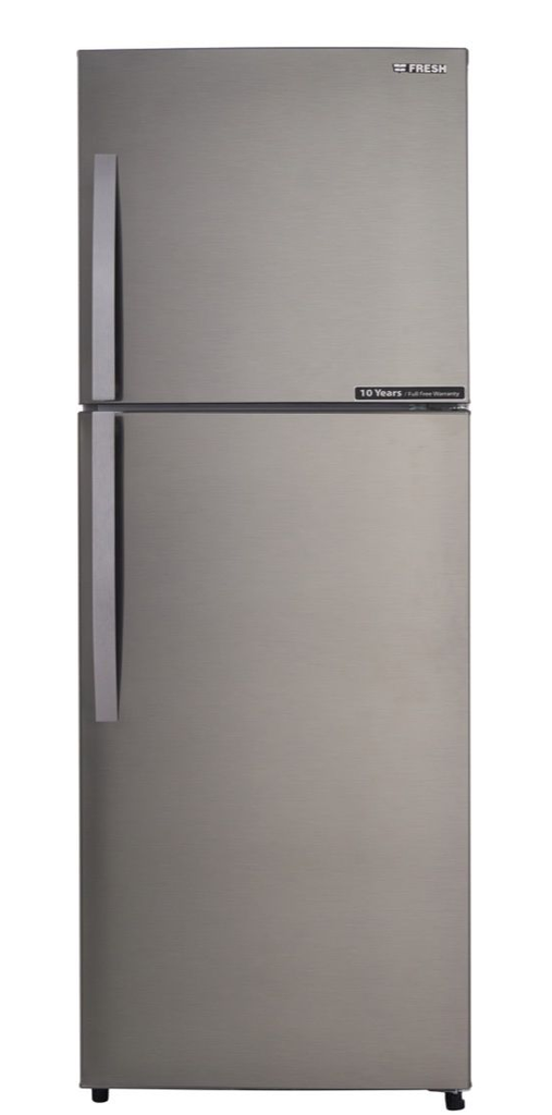 ثلاجة فريش نو فروست، سعة 397 لتر، فضي -FNT-B470 KT 