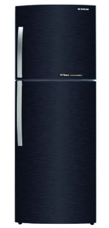 ثلاجة فريش نوفروست، سعة 369 لتر، اسود - FNT-B400 BB 