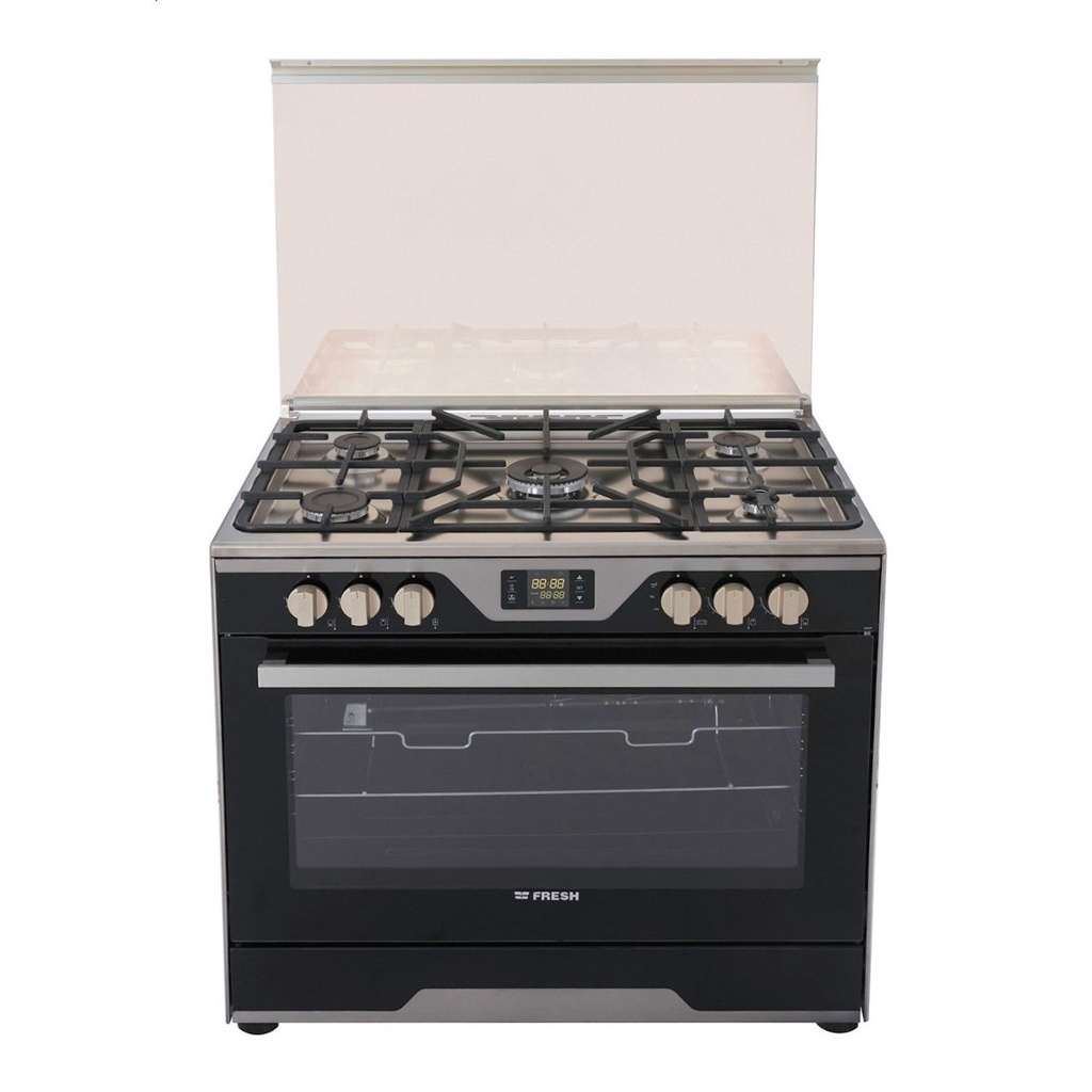 بوتجاز فريش موديرنا، 5 شعلات، اسود - 15376 