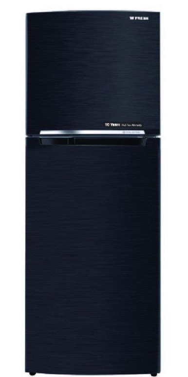 ثلاجة نوفروست فريش، 369 لتر، اسود - FNT-BR400 BB 