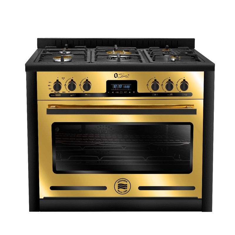 بوتجاز غاز يونيون اير، 5 شعلة، اسود - C69EB-GC-383-CS2F-OS2BG-2W-AL 