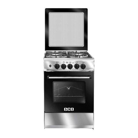 بوتوجاز غاز يونيون اير ايكو فري ستاندينج، 4 شعلة، اسود - CF55SV-AP-426-ECOP-2W 