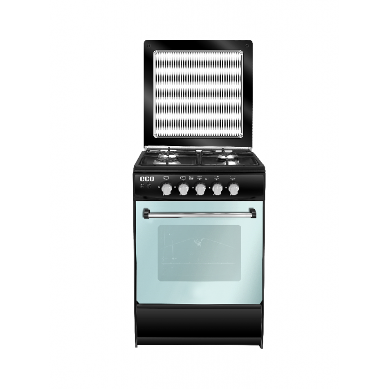 بوتجاز غاز يونيون اير ايكو بلاك، 4 شعلة، اسود - CF55EB-AP-426-ECOP-2W 