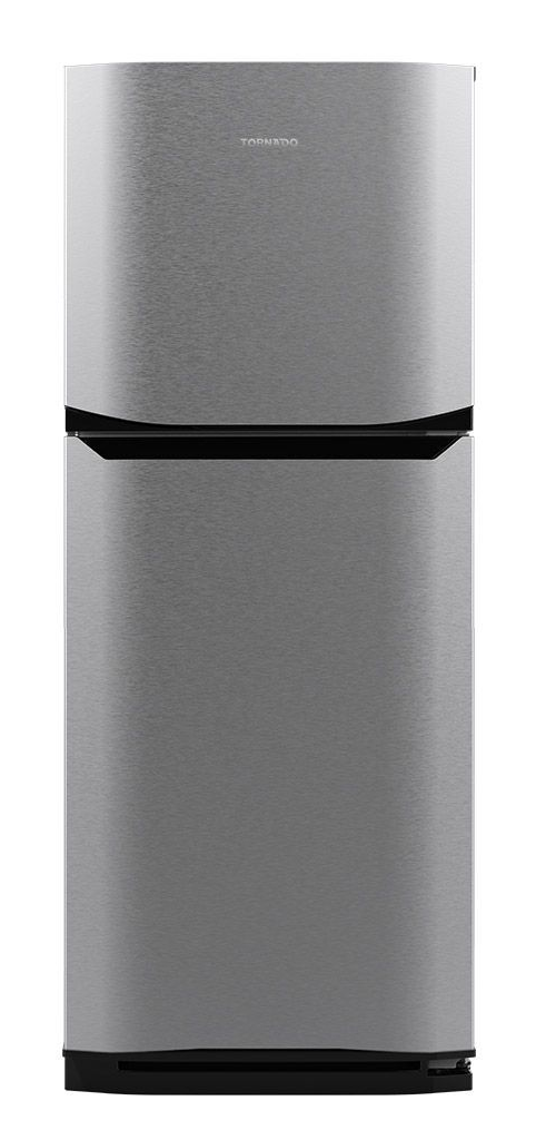 ثلاجة نوفروست تورنيدو، 395 لتر، انفرتر، فضي - RF-51FTV-SL 