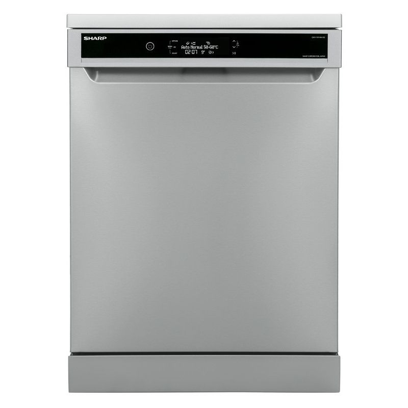 غسالة اطباق شارب، موتور انفرتر، سعة 14 فرد، فضي - QW-V1014M-SS2 