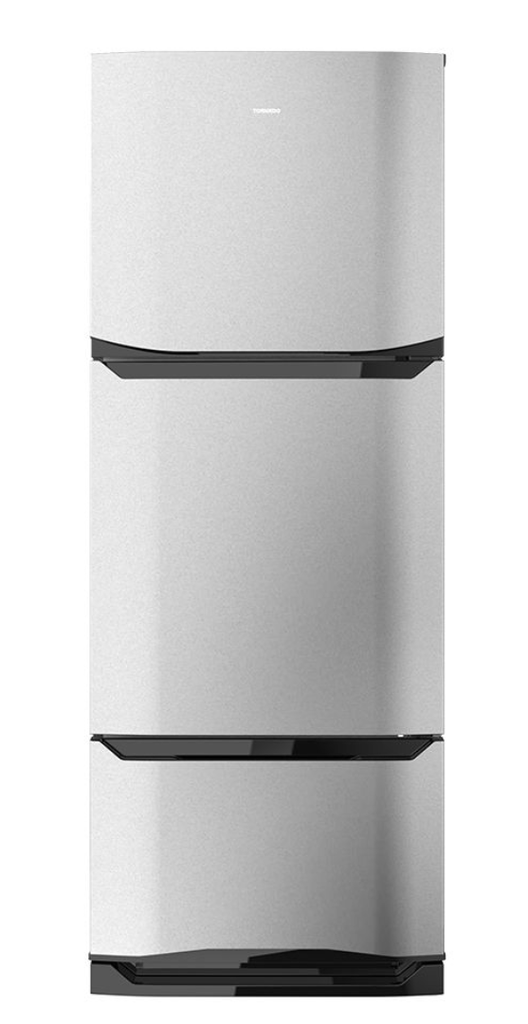 ثلاجة نوفروست تورنيدو، 351 لتر، فضي - Rf45ftsl 