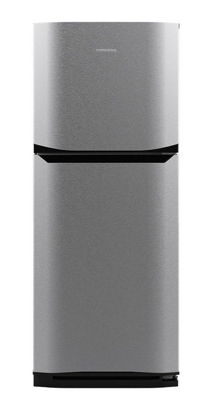 ثلاجة نوفروست تورنيدو بفريزر علوي، 355 لتر، 11.2 قدم، فضي - RF-40FT-SL 