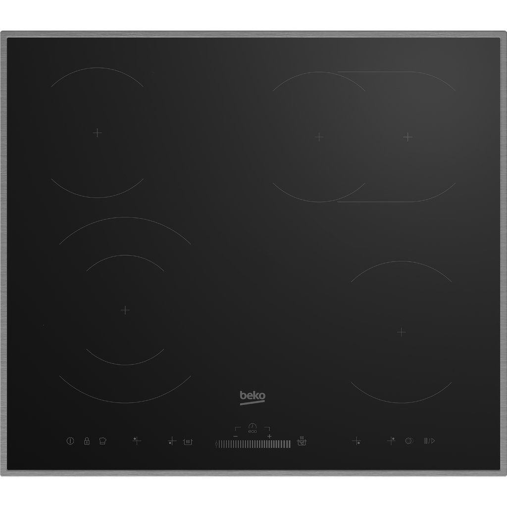 مسطح كهربائي بلت ان بيكو، 4 شعلات، اسود - HIC 64503 TX 