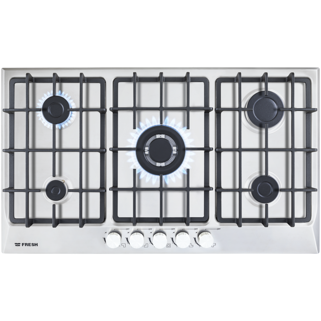 مسطح غاز فريش بلت ان، 5 شعلة، فضى - IV 8869 