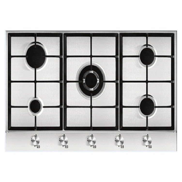 مسطح بلت ان فريش، 5 شعلة غاز، ستانليس ستيل، 90 سم - HHFB90CMSFUI 