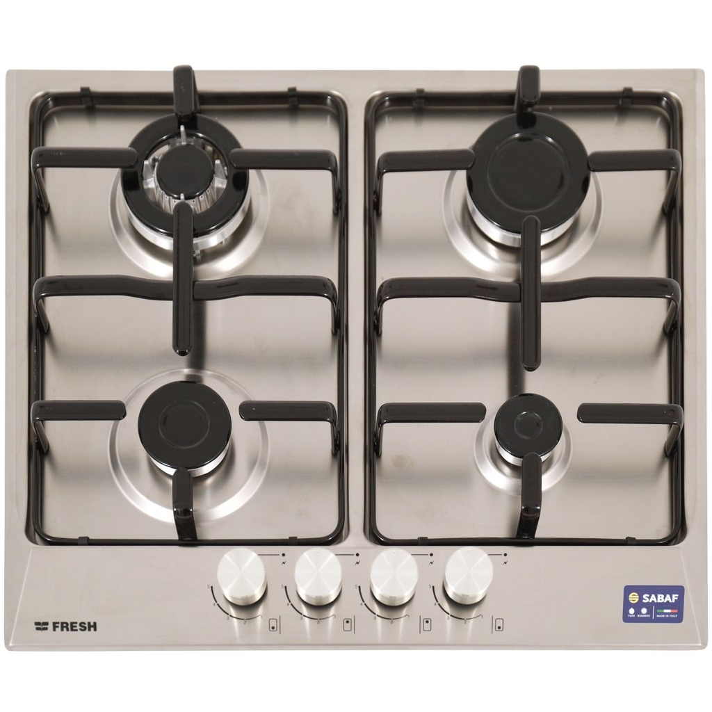 مسطح غاز بلت ان فريش 4 شعلات، ستانلس ستيل - 9104 