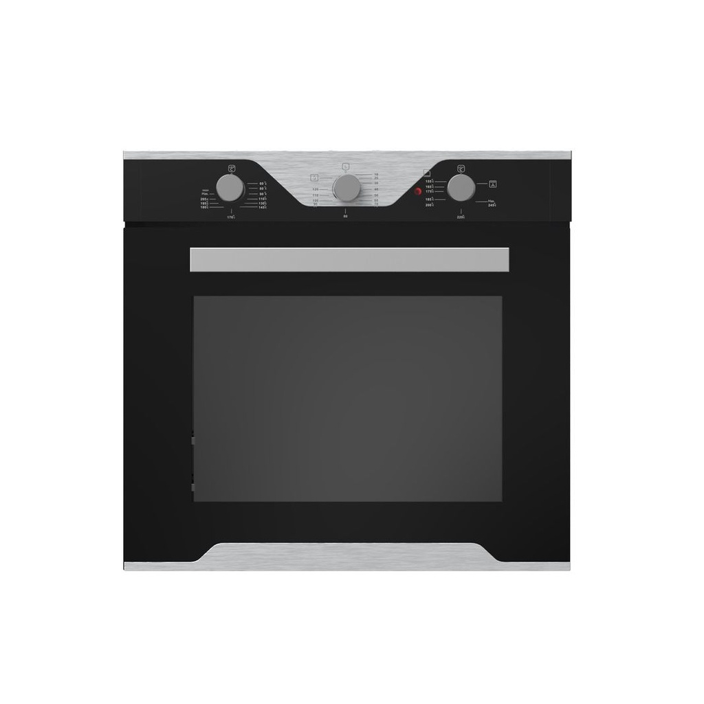 فرن غاز وكهرباء بلت ان فريش مودينا بشواية، 56 لتر، اسود - 9649 