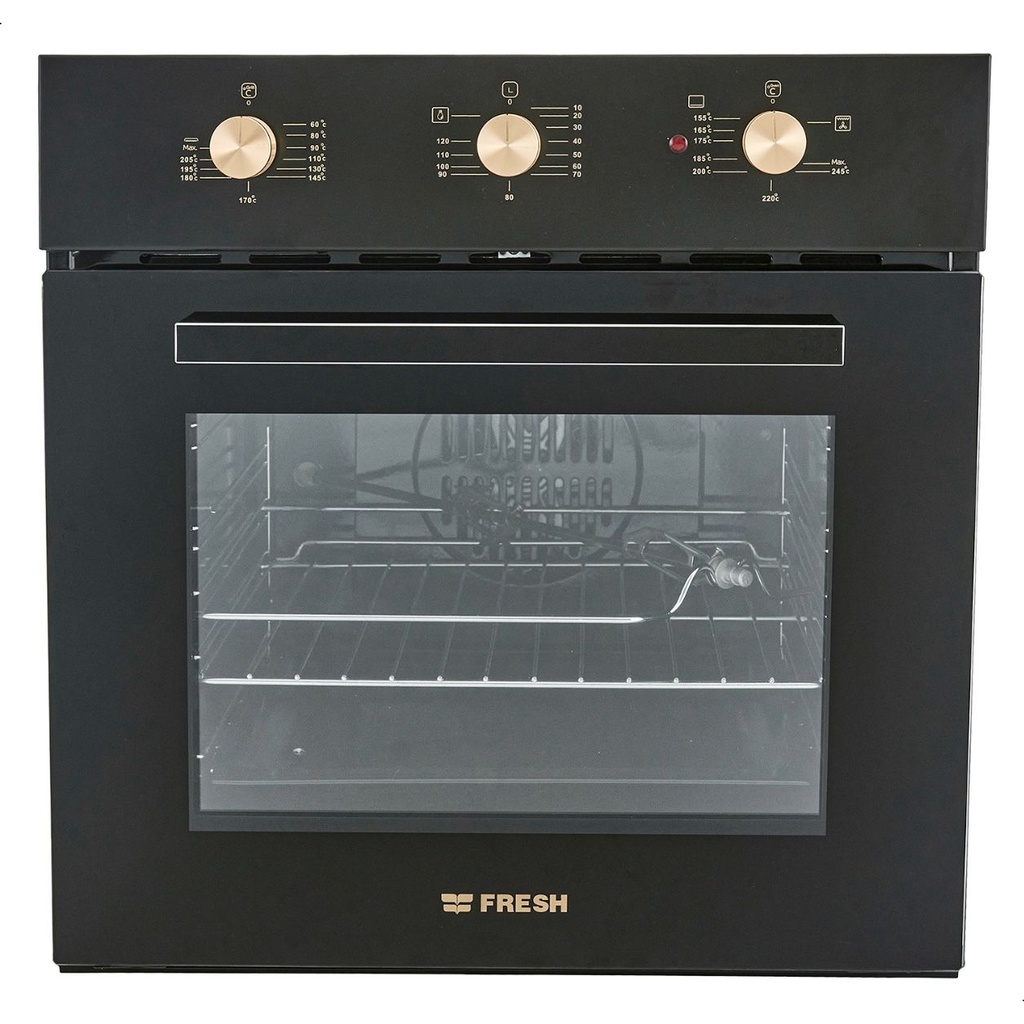 فرن مزدوج بلت ان مع شواية فريش، 56 لتر، اسود- 9636 
