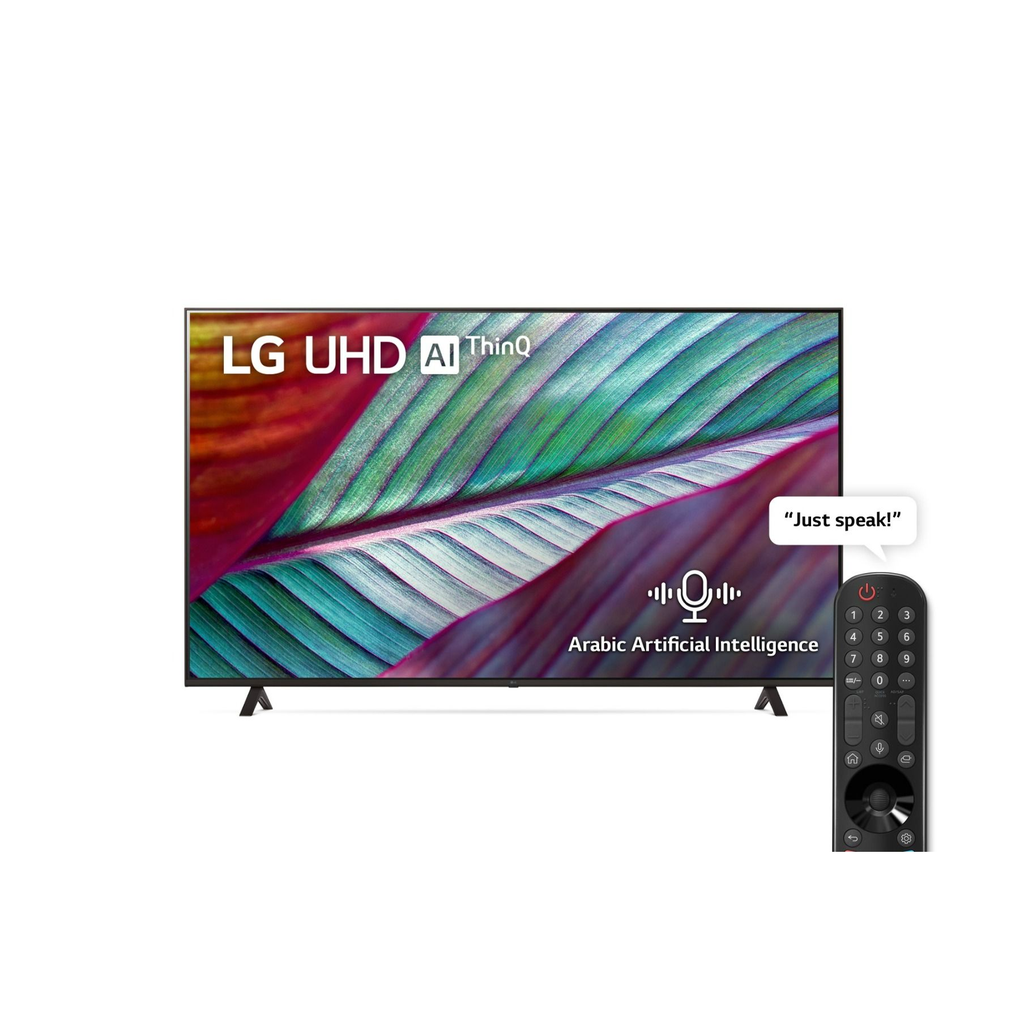 شاشة تلفزيون سمارت ال جي 65 بوصة LED، دقة 4K UHD، بريسيفر داخلي - 65UR78006LL 