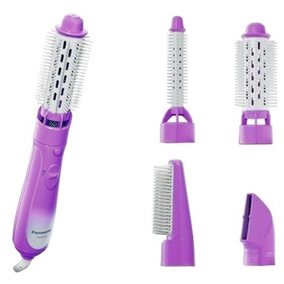 مصفف شعر باناسونيك 4 في 1، ابيض/بنفسجي - EH-KA42 