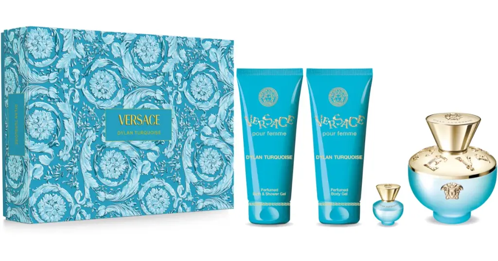 VERSACE POUR FEMME DYLAN TURQUOISE SET 10A-104