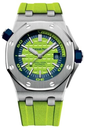 Audemars Piguet bold and attractive stainless steel diver’s two-crown -9