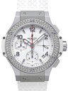 WHublot Big Bang watch with a stainless steel case and a diamond-set bezel-1