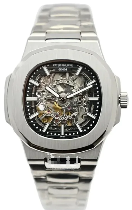 Patek Philippe Nautilus style skeletonized luxury -14