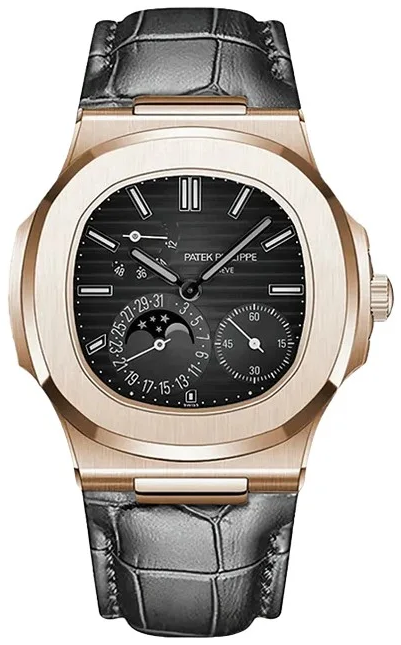  Patek Philippe Nautilus featuring a rose gold case-50
