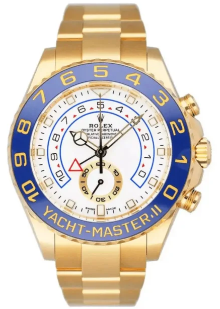 Rolex acht-Master II with a blue ceramic-4