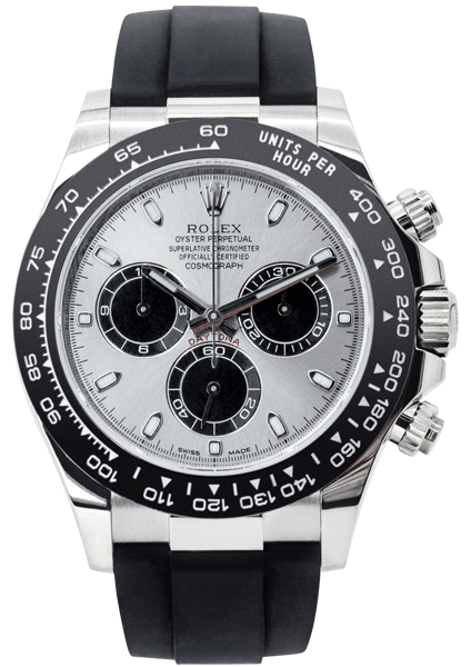 Rolex Cosmograph Daytona 116519LN featuring an 18k white gold case, a black Cerachrom bezel -53
