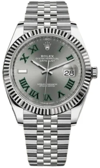 Rolex Day-Date President with an ice blue dial and a fluted bezel-68