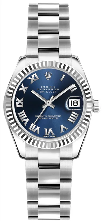 Datejust 31 with a blue-20
