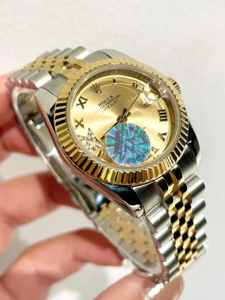  Rolex Datejust watches featuring a gold-25