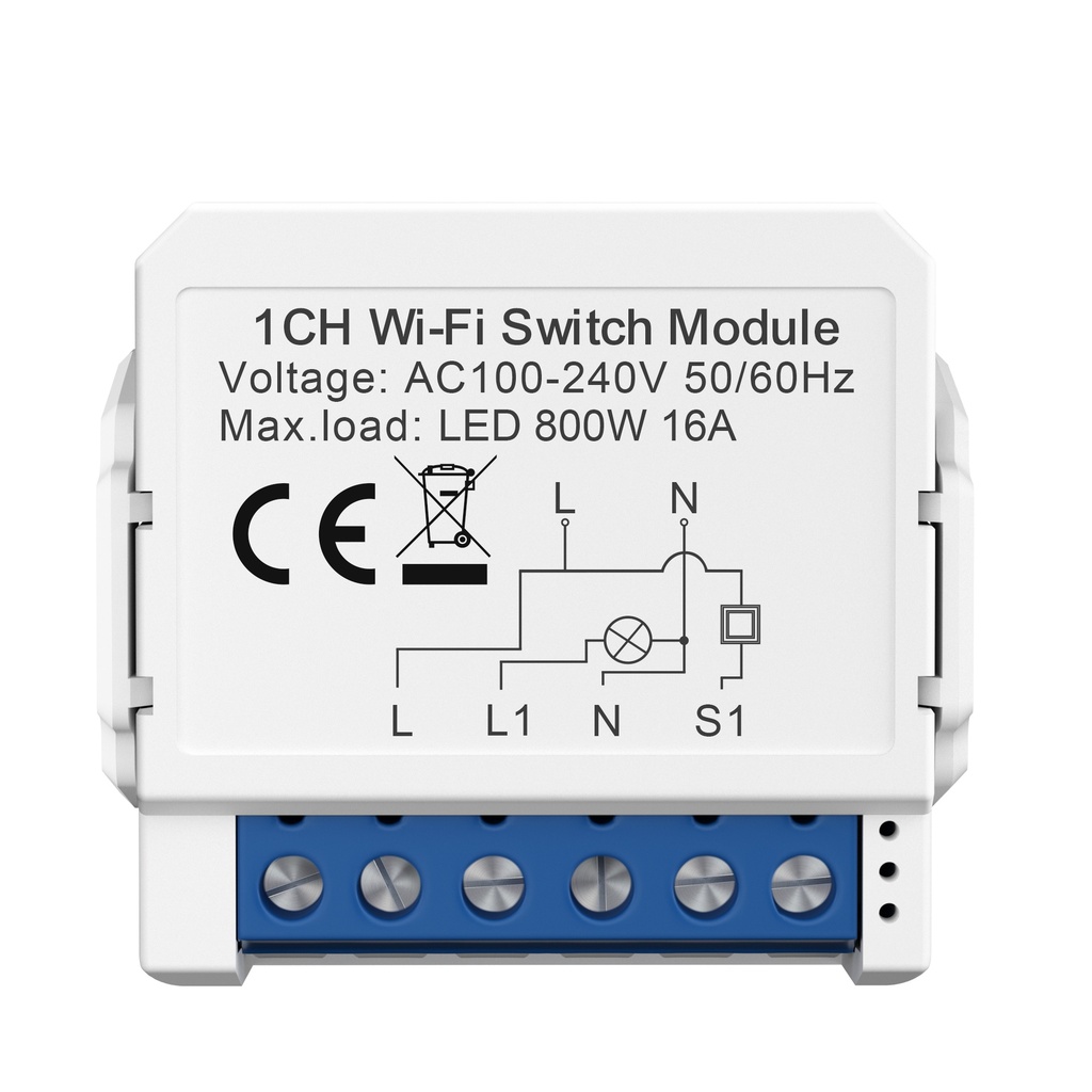 MINI SWITCH 1 GANG (MINI RELAY) (Wifi)