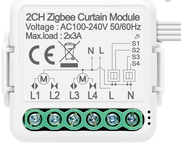 MINI SHUTTER DOUBLE (SMART RELAY) (Zigbee)