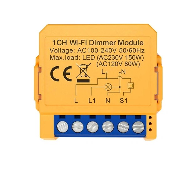 MINI DIMMER 1 Channel (SMART RELAY) (Wifi)