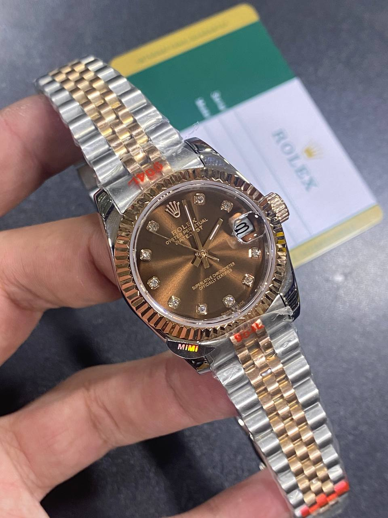 Rolex Datejust featuring a two-tone rose gold-59