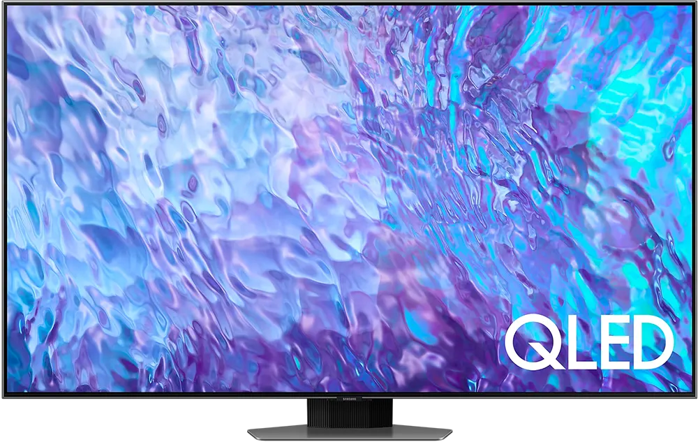 شاشة سامسونج سمارت، 55 بوصة، QLED، دقة 4K، رسيفر مدمج، QA55Q80DAUXEG