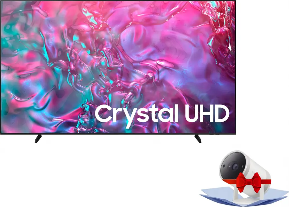 شاشة سامسونج سمارت، 98 بوصة، 120 هرتز، LED، كريستال UHD، دقة 4k، نظام تشغيل TIZEN، تدعم Q Symphony، ريسيفر داخلي، بلوتوث، واي فاي، UA98DU9000 + بروجيكتور هدية