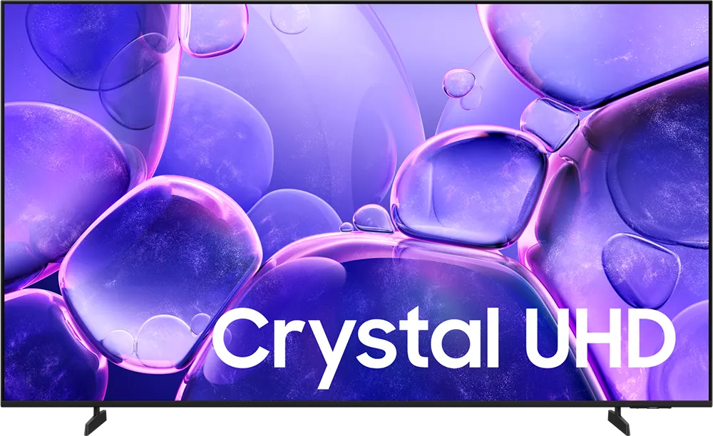 شاشة سامسونج سمارت، 75 بوصة، LED، دقة 4k، معالج Crystal، تصميم معدني أنيق، ريسيفر مدمج، بلوتوث، واي فاي، UA75U8000FUXEG (موديل 2025)