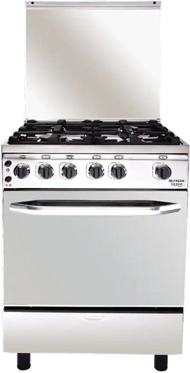 بوتجاز فريش هاي كاست، بوتاجاز 4 شعله، 60*60 سم، ستانلس، فضي