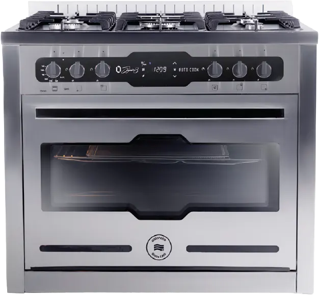 بوتاجاز يونيون اير سيجنتشر 3، بوتجاز 5 شعله، 90-60 سم، مروحة، شاشة ديجيتال، ستانلس ستيل، لون فضي، موديل، C69SS-GC-383-ICPSF-1CH-OS3-2W-AL