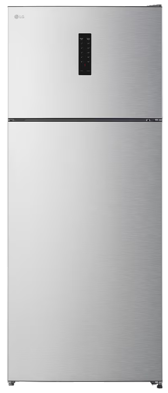 ثلاجه ال جي تركي، ثلاجة بابين، نوفروست، 523 لتر، شاشة ديجيتال ، تكنولوجيا الأنفرتر، سيلفر، GTF522PVAN