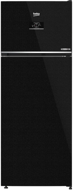 ثلاجة بيكو نوفرست ، 406 لتر ، 2 باب ، انفرتر ، شاشة ديجيتال ، أسود، RDNE455M20XBIDB