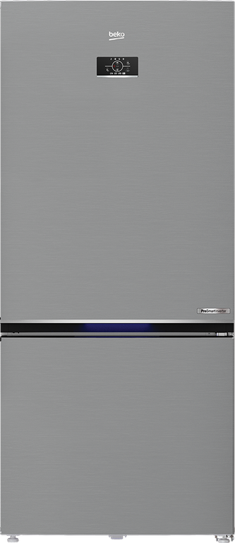 ثلاجة بيكو نوفرست كومبى ، 570 لتر ، 2 باب ، انفرتر ، شاشة ديجيتال ، سيلفر ، RCNE690E20DZXP