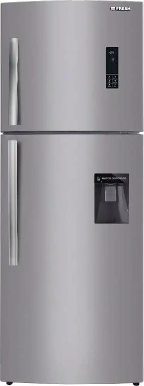 ثلاجه فريش، ثلاجة بابين، نوفروست، 426 لتر، ديجيتال،موزع مياه، أستانلس، FNT-D540YT