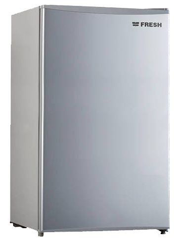ثلاجة ميني بار فريش ، 95 لتر ، باب واحد ، مقبض داخلى ، إضاءة داخلية ، سيلفر ، FMB-140