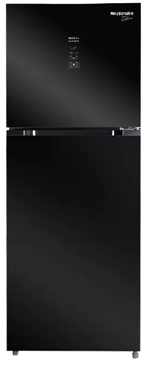 ثلاجة يونيون اير نوفرست ، 330 لتر ، 2 باب ، شاشة ديجيتال تعمل باللمس ، مقبض داخلى ، أسود زجاجي ، URN-400DLBG1A-DTHS