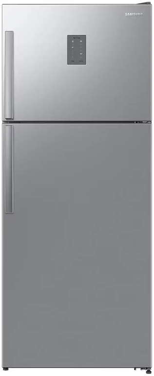 ثلاجه سامسونج تركي نوفروست، ثلاجة بابين، 396 لتر، ديجيتال، أنفرتر، فضي، RT40A3310SA-MR