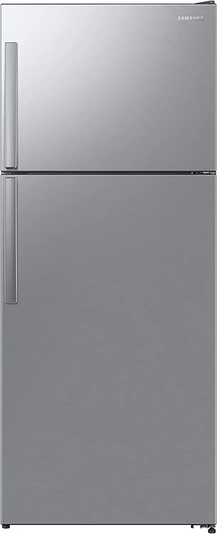 ثلاجه سامسونج تركي نوفروست، ثلاجة بابين، 396 لتر،أنفرتر، فضي، RT40A3110SA-MR