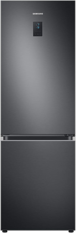 ثلاجه سامسونج كومبي نوفرست، ثلاجة بابين، 344 لتر، تكنولوجيا الانفرتر، اسود، RB34C672EB1-MR