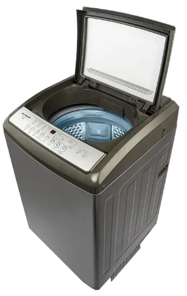 غسالة فريش فوق اتوماتيك تحميل علوي ، 12 كيلو ، شاشة ليد ، مضخة ، سيلفر بانوراما ، FTM-P12S & 18259