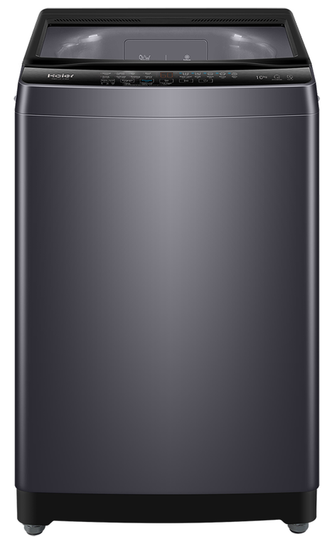 غسالة هاير فوق اتوماتيك تحميل علوي ، 11 كيلو ، شاشة ديجيتال ، باب هيدروليك ، سيلفر داكن ، HWM110-316S8