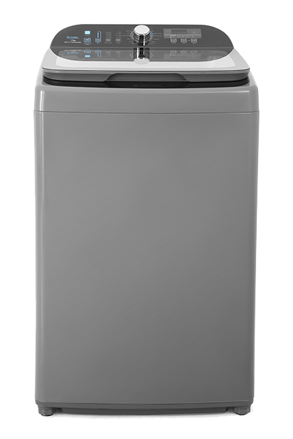 غسالة وايت بوينت تحميل علوي فوق اوتوماتيك ، 16 كجم، باب هيدروليك، شاشة ديجيتال، حلة دياموند درام، رمادي غامق، WPTL1666DGSMA